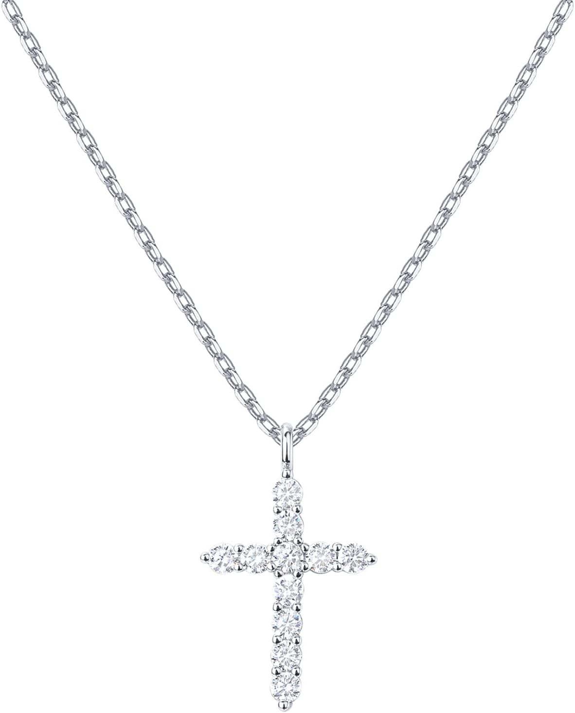 14K Gold Cross Pendant Necklace