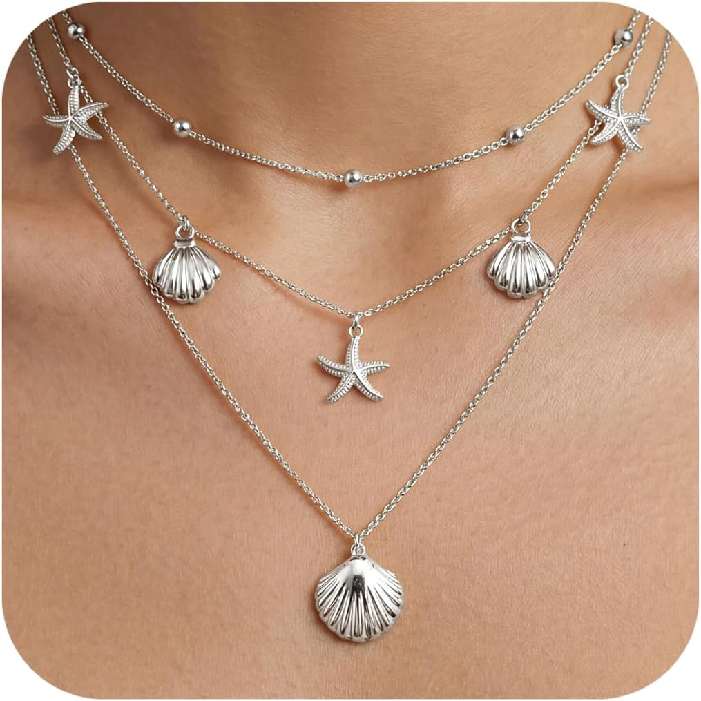 14K Gold Layered Birthstone Necklace Set