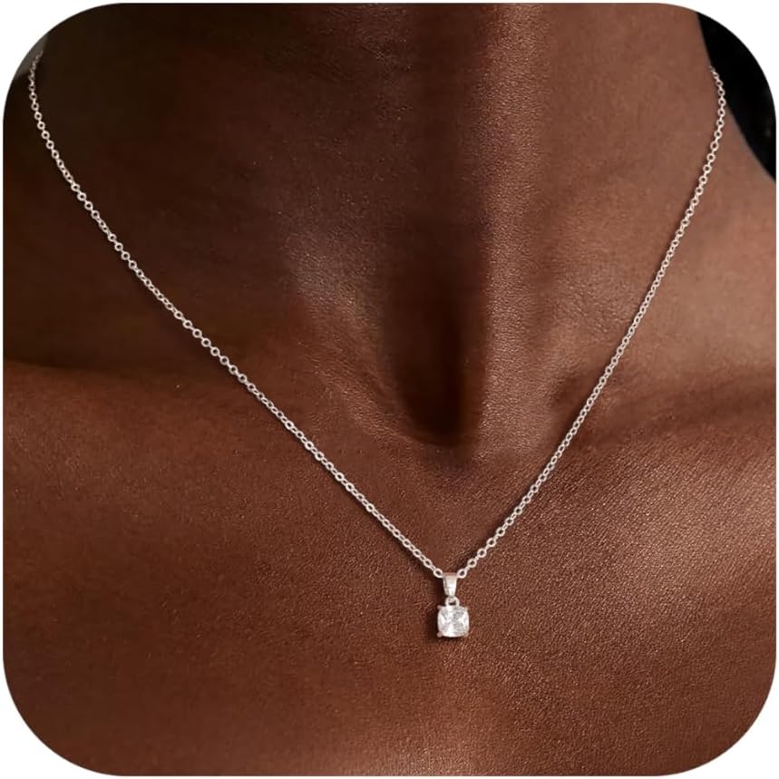 Dainty CZ Layered Choker Necklace