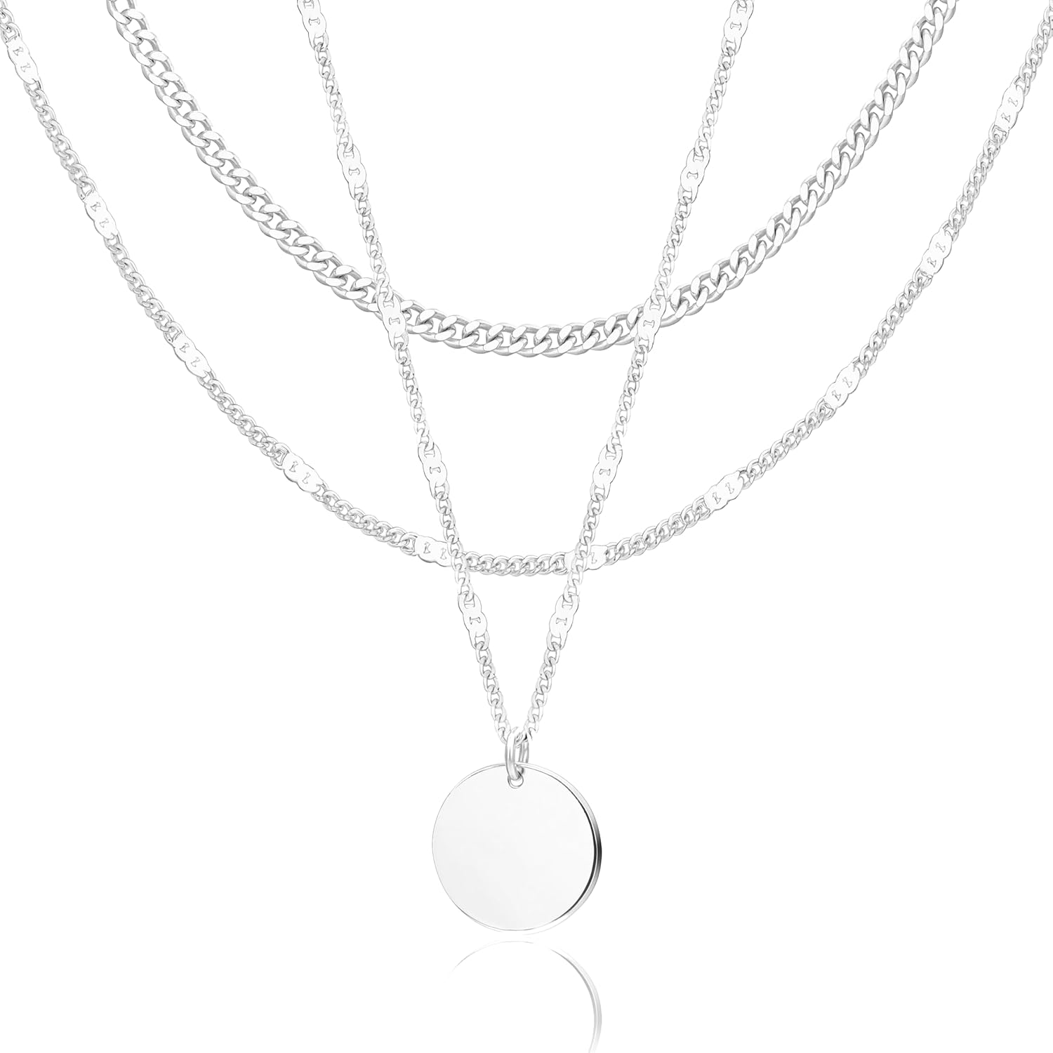 14K Gold Layered Birthstone Necklace Set